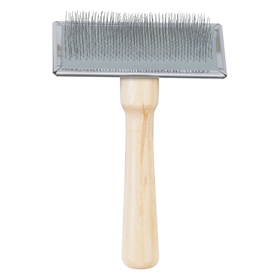Wood Handle Slicker Brush