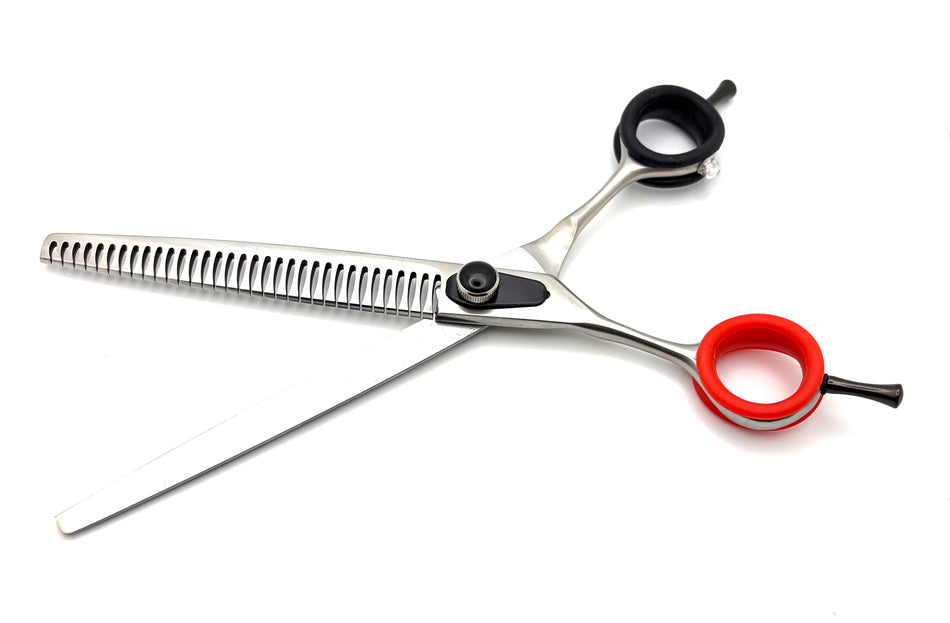 Akira Forge 7.5" Chunker 33T Dog Grooming Scissors - Left Handed