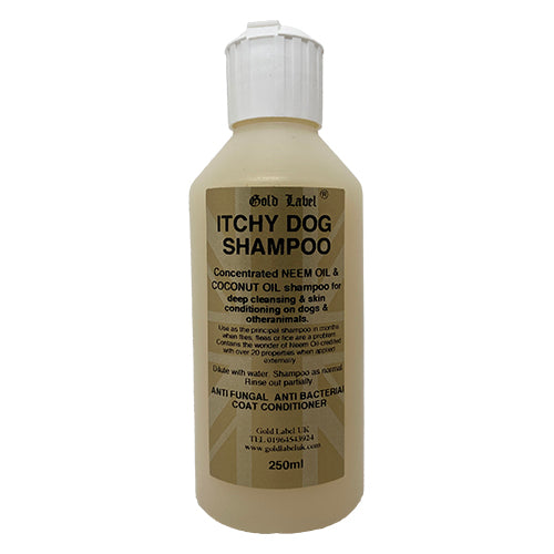 Gold Label Itchy Dog Shampoo 250ml