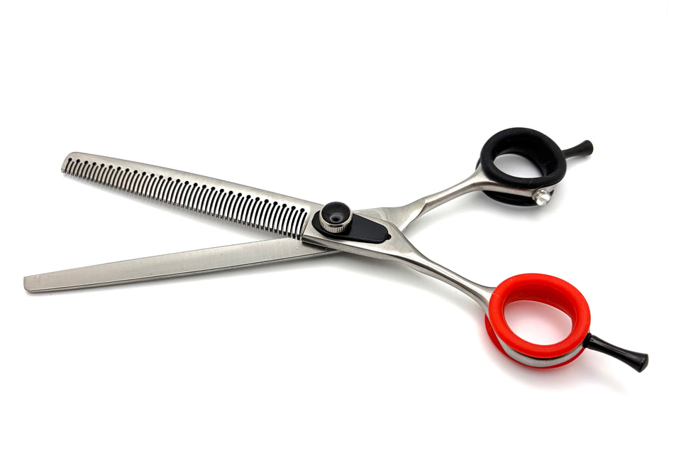 Akira Forge 7.5" Thinner 56T Dog Grooming Scissors - Left Handed