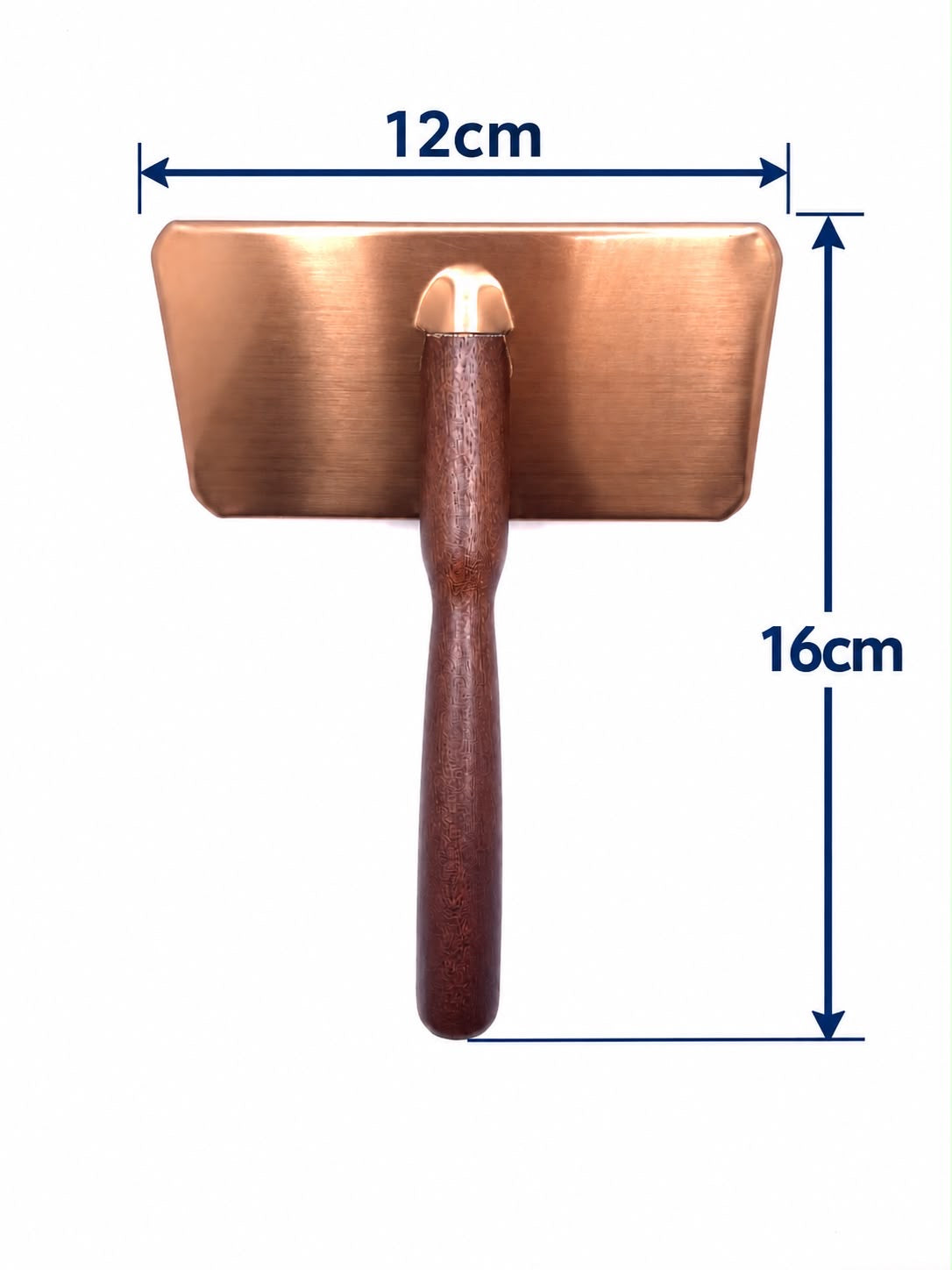 Akira Copper Collection Medium Slicker Brush for coat preparation and finishing