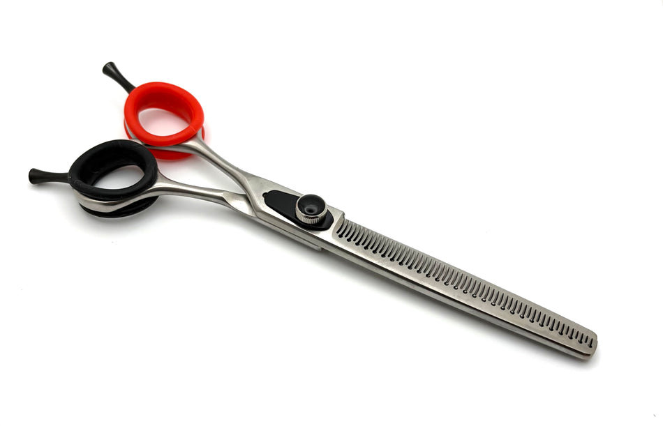 Akira Forge 7.5" Thinner 56T Dog Grooming Scissors - Left Handed