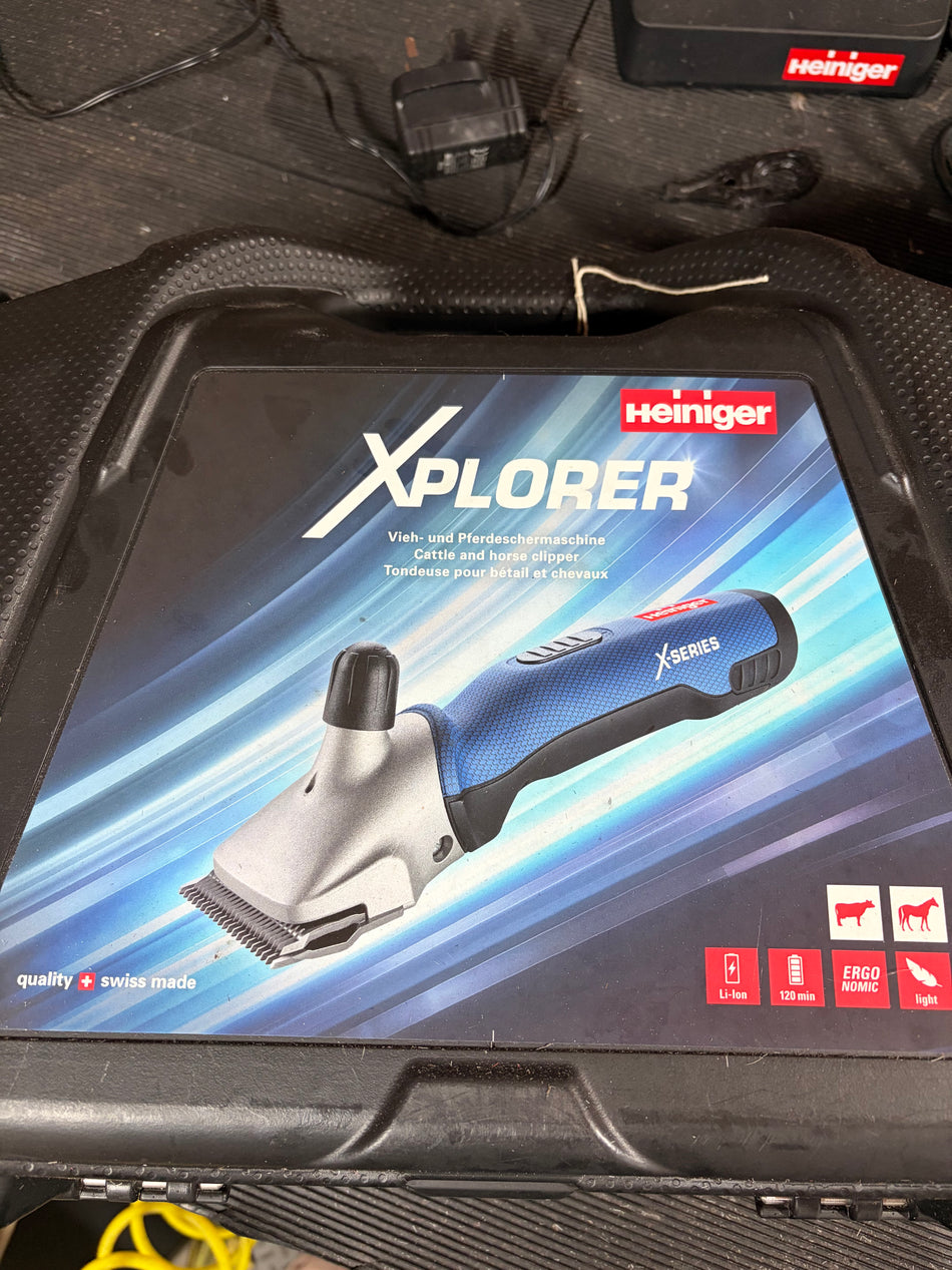 Used Heiniger Xplorer Horse Clippers