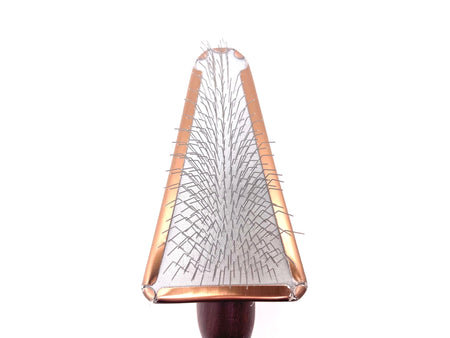 Akira Copper Collection Triangular Slicker Brush for detailed grooming