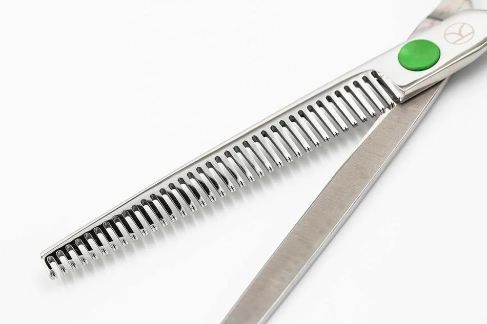 Kanpeki Green Dot 7" 40T Thinning Scissor - LEFT HAND