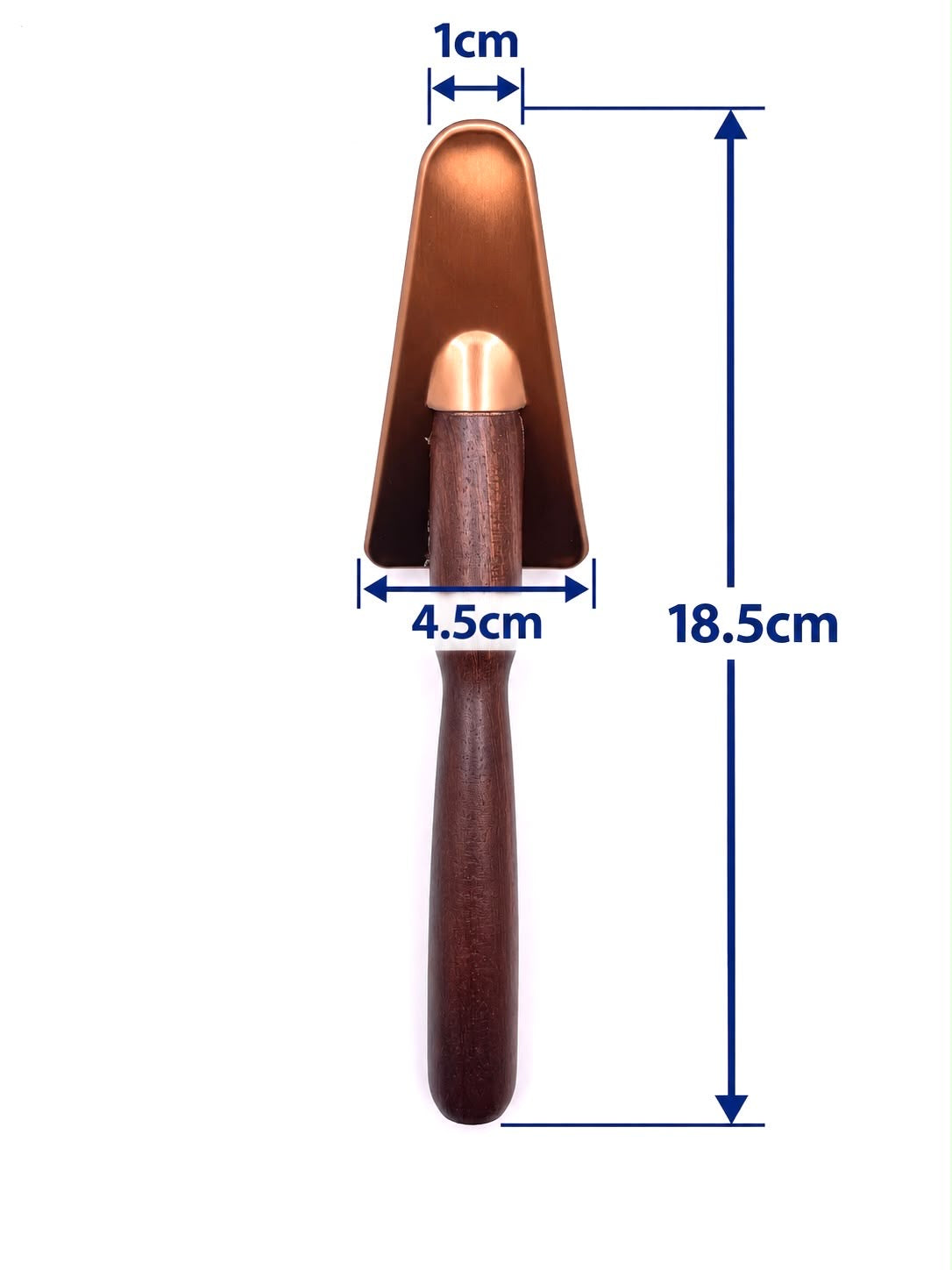 Akira Copper Collection Triangular Slicker Brush for paws, face and hard-to-reach areas