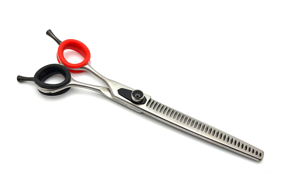 Akira Forge 7.5" Chunker 33T Dog Grooming Scissors - Left Handed