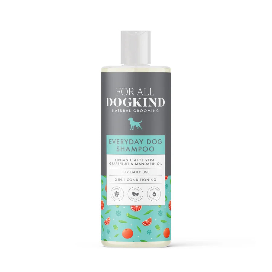 For All DogKind 2-in-1 Conditioning Shampoo for Everyday Skin & Coats – 250ml bottle