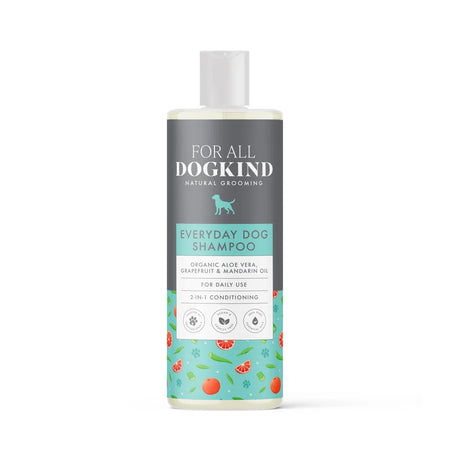 For All DogKind 2-in-1 Conditioning Shampoo for Everyday Skin & Coats – 250ml bottle