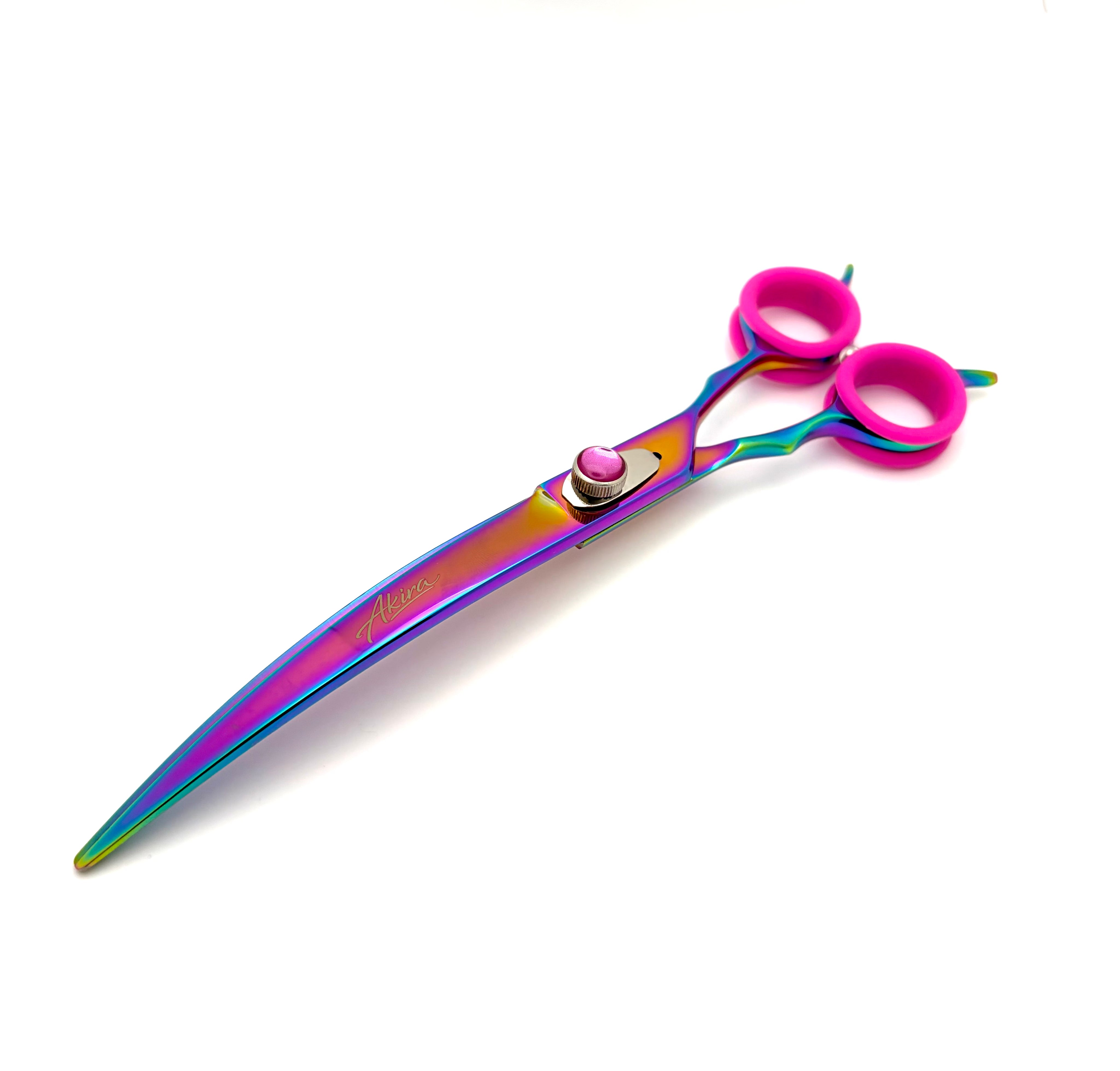 Akira Rainbow Dog Grooming Scissor Set 7.5" - Right Handed - Yorkshire Sharpening