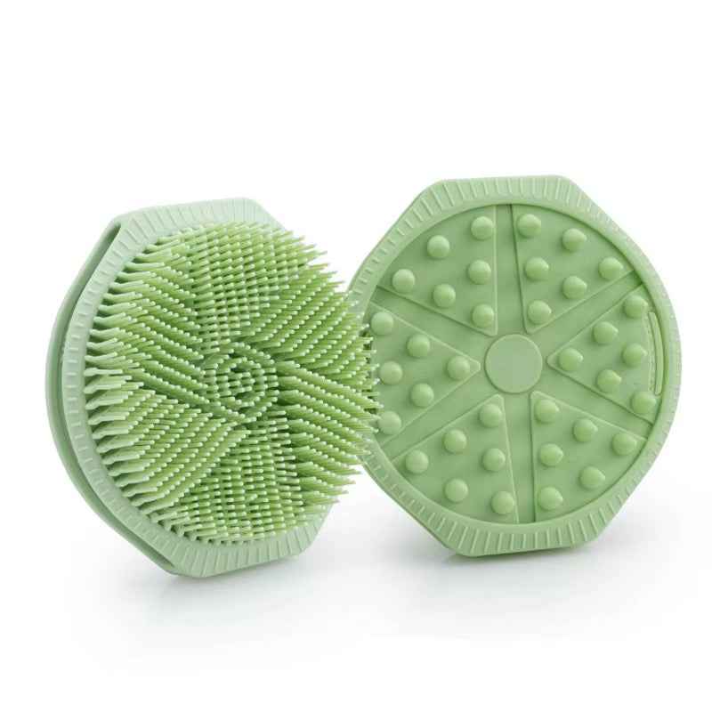 Double sided silicone brush