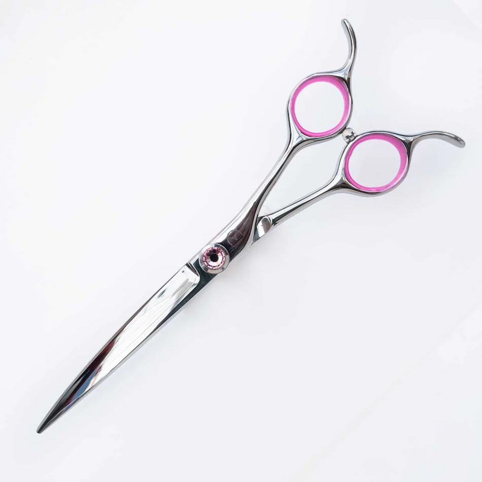 Kanpeki Pink Curved 6.5" Scissor Set