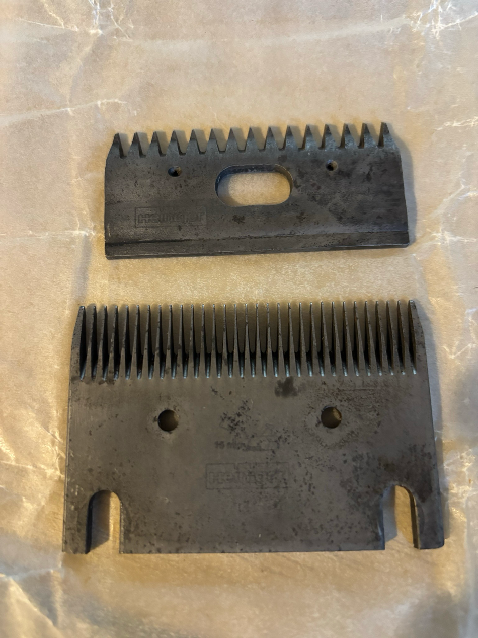 Used Heiniger 31/15 Clipper Blades (3)