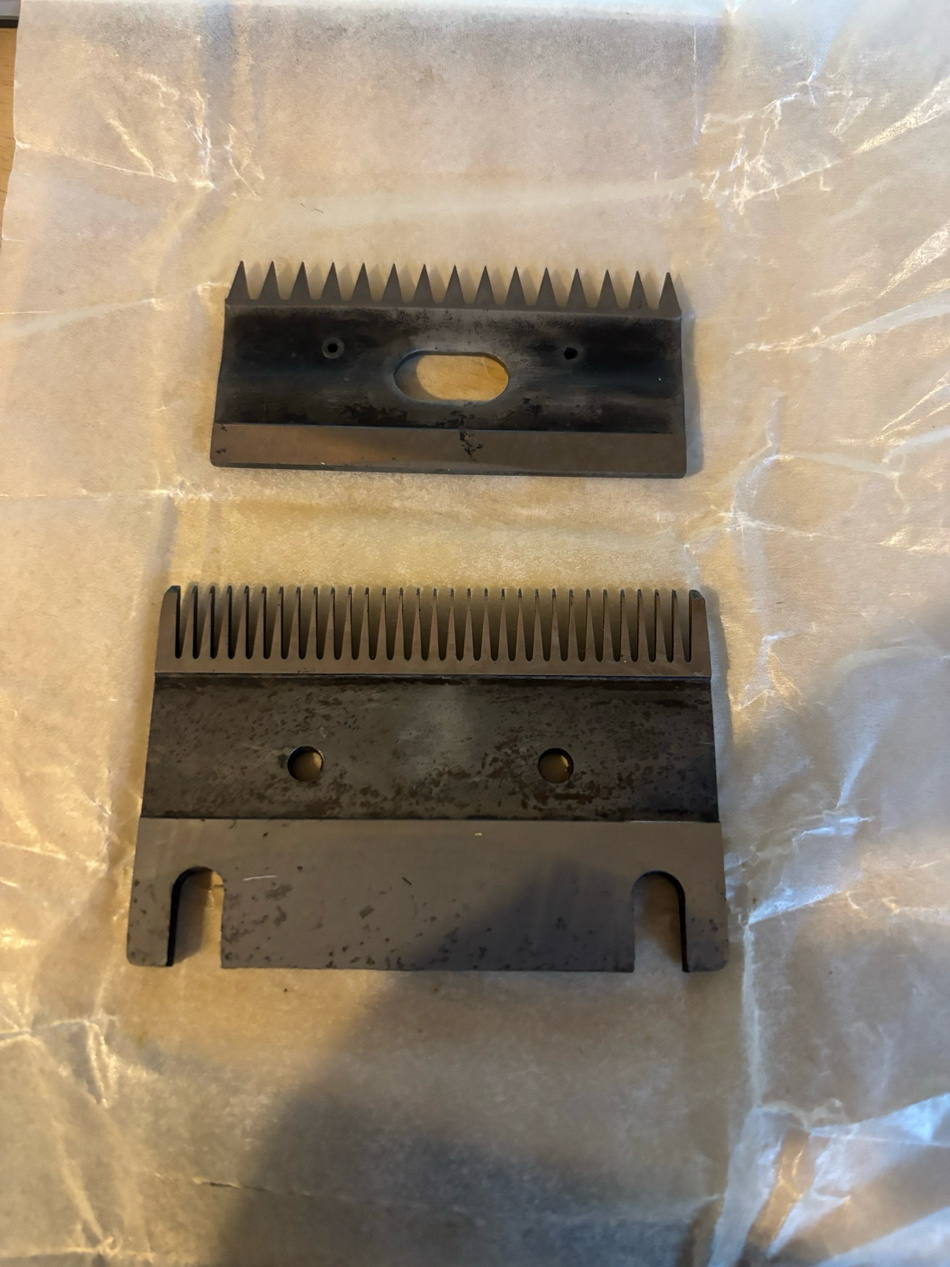 Used Heiniger 31/15 Clipper Blades (3)