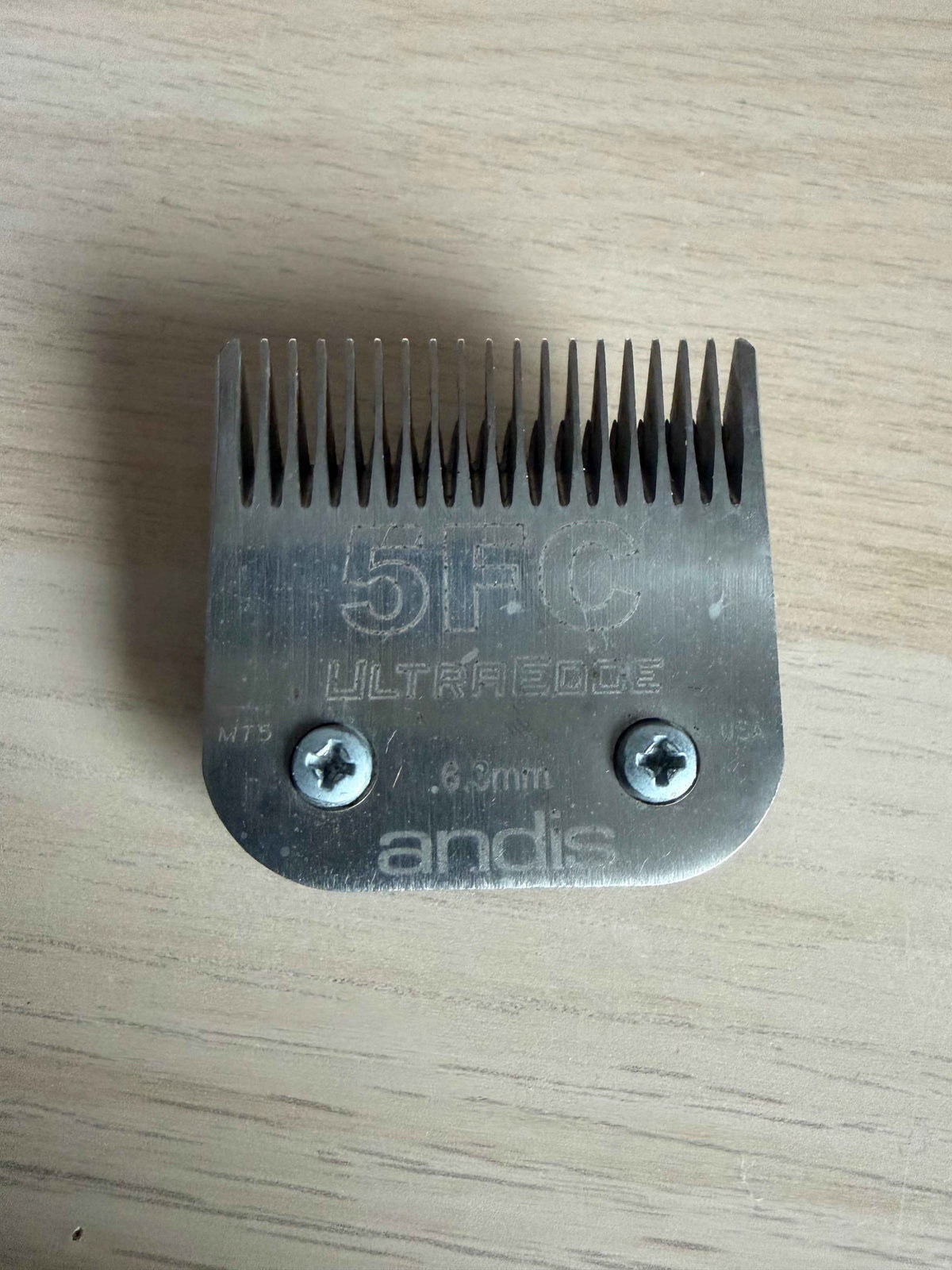 Used Andis 5FC Clipper Blade Stock ID 105