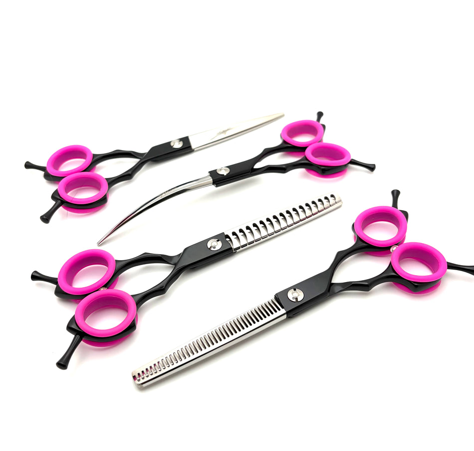 Akira Aurora Dog Grooming Scissor Set - Right Handed