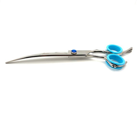 Akira Swift Curved Dog Grooming Scissors 8" - Right Handed - Yorkshire Sharpening