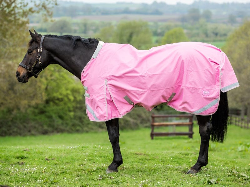 0g Detachable Neck Turnout Rug - Baby Pink