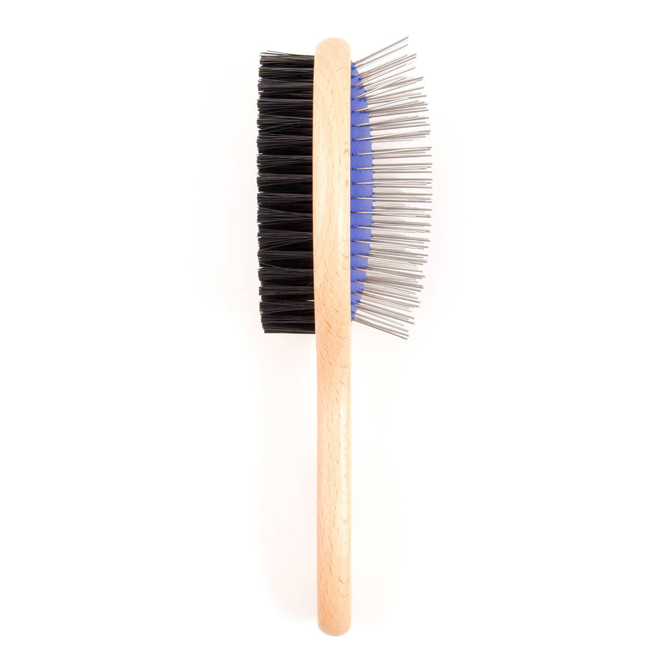 Ergo Wooden Handle Double Sided Brush