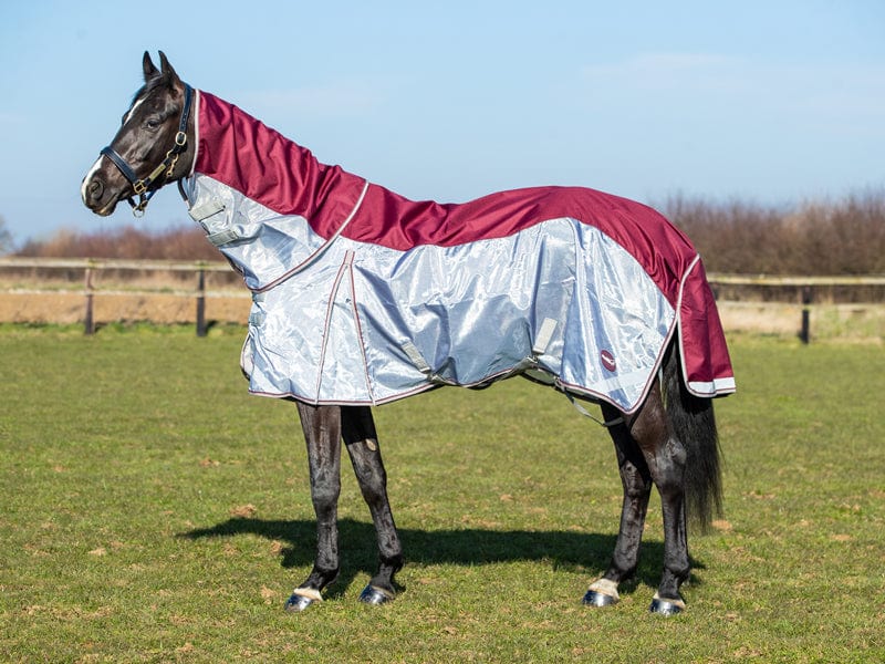 Fly Turnout Combination Rug -burgundy